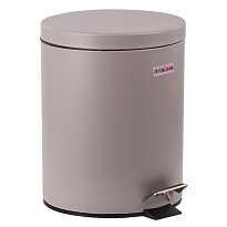 Ведро-контейнер для мусора (урна) с педалью LAIMA Classic, 12 л, серое, матовое, металл, со съемным внутренним ведром в Туле Ведро-контейнер для мусора (урна) с педалью LAIMA Classic, 12 л, серое, матовое, металл, со съемным внутренним ведром в Туле