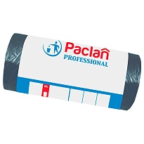 Мешки для мусора 60 л, черные, в рулоне 50 шт., ПНД, 6,2 мкм, 800х600 мм, PACLAN Professional, 604078 в Туле