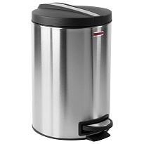 Ведро-контейнер для мусора (урна) с педалью LAIMA Modern, 12 л, матовое, нержавеющая сталь, со съемным внутренним ведром в Туле Ведро-контейнер для мусора (урна) с педалью LAIMA Modern, 12 л, матовое, нержавеющая сталь, со съемным внутренним ведром в Туле