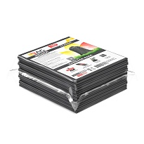 Мешки для мусора 160 л, серые, в пачке 10 шт., ПВД, 40 мкм, 900х1100 мм, i-Bag в Туле