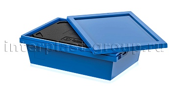 Изотермический контейнер KV 6416 в сборе с крышкой голубой в Туле