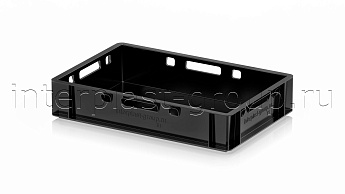 Ящик для мяса и колбасных изделий Е-1 черный в Туле Ящик для мяса и колбасных изделий Е-1 черный в Туле