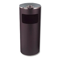 Урна металлическая с пепельницей, Титан, 29 л, черная, оцинкованная сталь в Туле