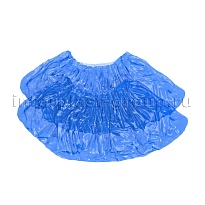 Бахилы голубые 2000 шт (1000 пар), 16 мкм, однослойные, с одной резинкой, Эконом в Туле