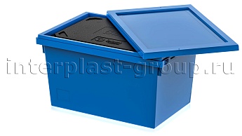 Изотермический контейнер KV 6432 в сборе с крышкой голубой в Туле