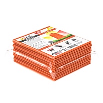 Мешки для мусора 160 л, оранжевые, в пачке 10 шт., ПВД, 40 мкм, 900х1100 мм, i-Bag в Туле