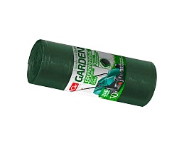 Мешки для мусора 240 л, двухслойные, зеленый, в рулоне 10 шт., ПВД 35 мкм, 1400х1100 мм, GRIFON PROFF GARDEN, 101-520 в Туле