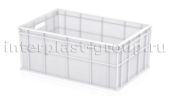 Ящик для молока, мяса, овощей и фруктов сплошной белый в Туле