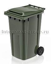 Контейнер для мусора 240 л зеленый облегченный 240 зеленый в Туле